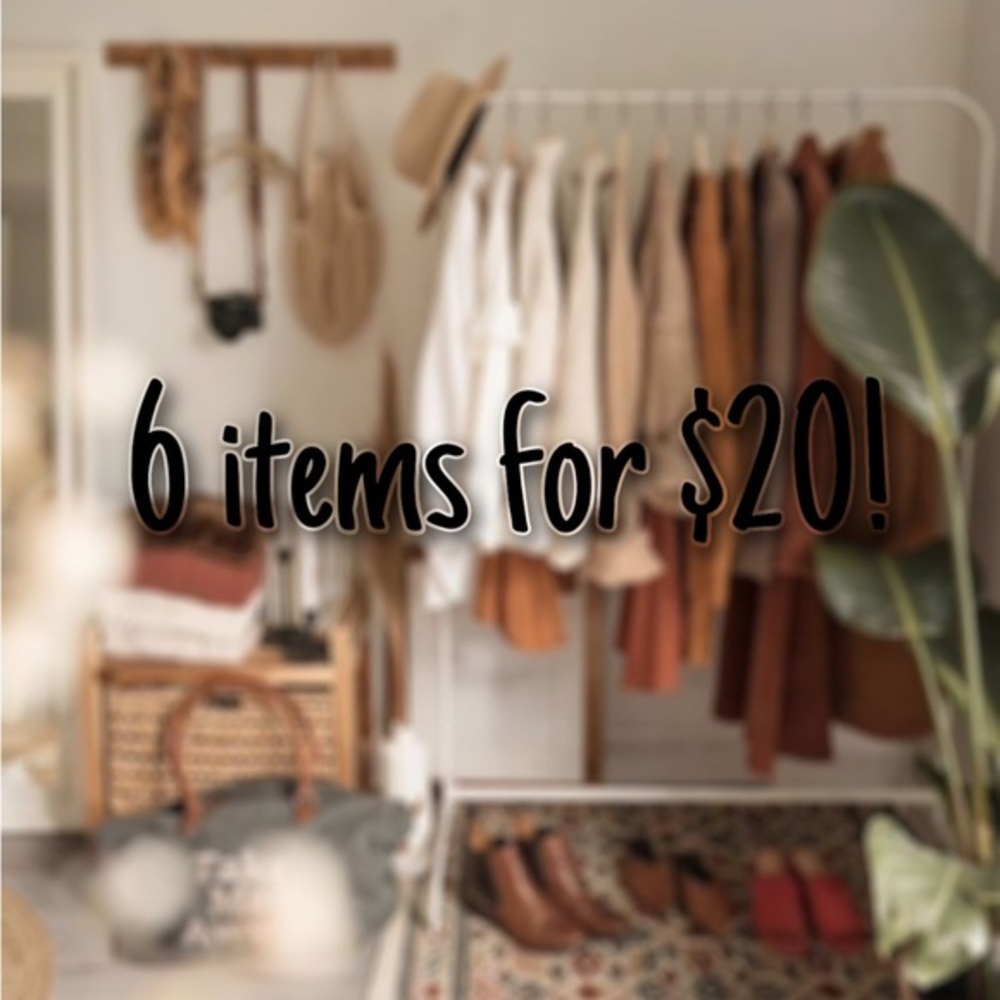 H&M, Calvin Klein, Ralph Lauren,etc🎊🎊🛍️ MISTERY BOX! 🛍️🎊🎊 6 items for $20!
